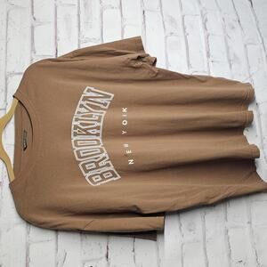 Shein Brooklyn Tshirt Brown